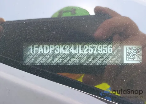 2018 Ford Focus Se from USA, damaged, VIN 1FADP3K24JL257956